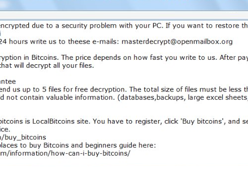 Eliminar DCRTR Virus