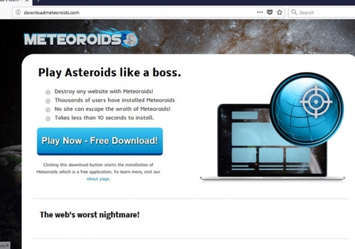 Remove Meteoroids Virus