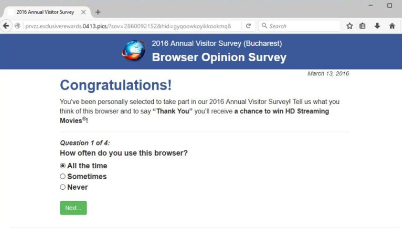 Mozilla Firefox Opinion Poll