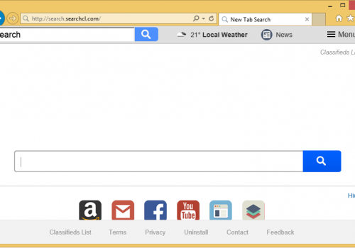 Come rimuovere Search.searchcl.com