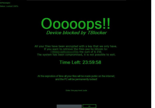 Eliminar TBlocker Virus