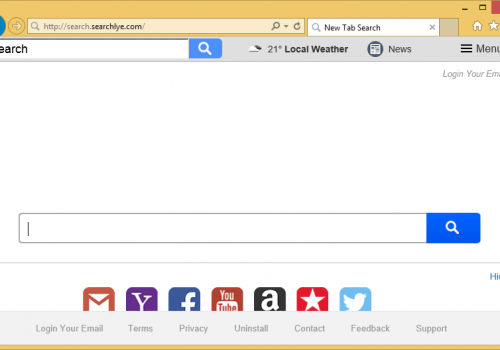 Search.searchlye.com – come rimuovere?