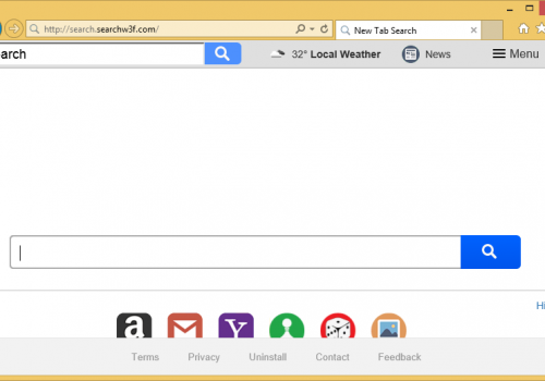 Come rimuovere Search.searchw3f.com