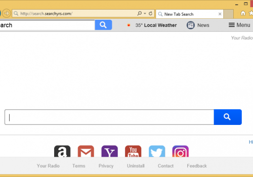 Come rimuovere Search.searchyrs.com