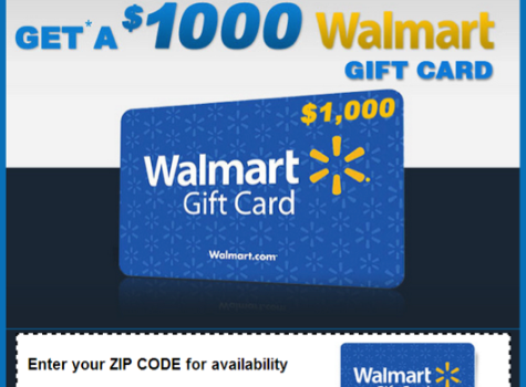Remove $1000 Walmart Gift Card Winner ads