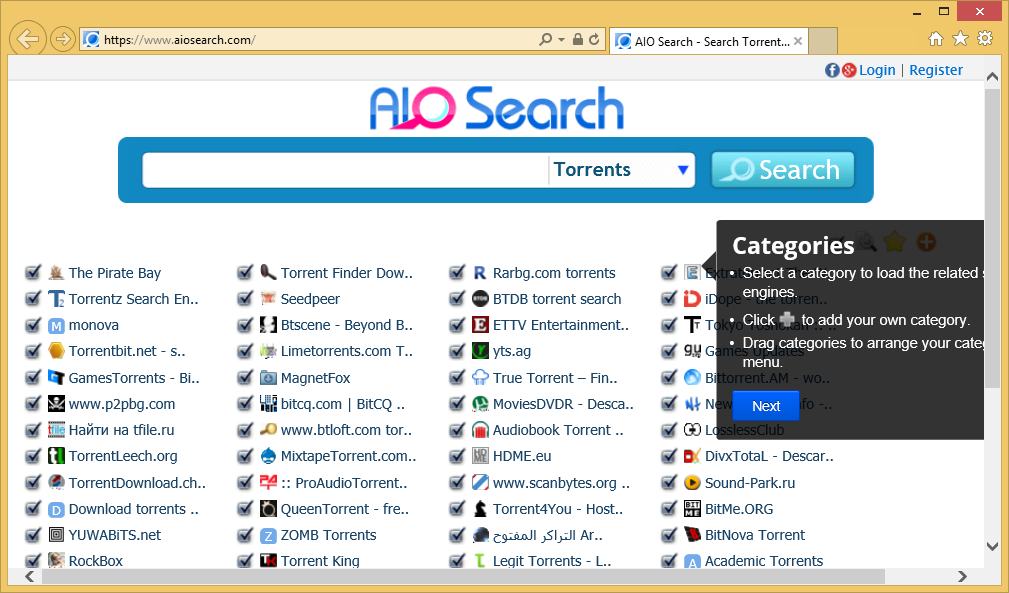 AIO Search Adware