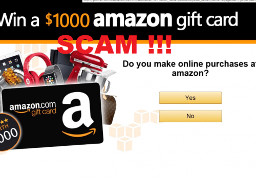 Remove Amazon Gift Card Scam