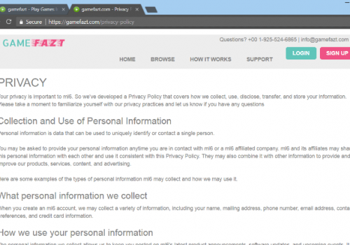 Remove Gamefazt.com Ads