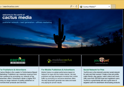 Searchcactus.com rimozione