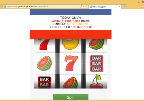 Spintowinprize.bid – come rimuovere?