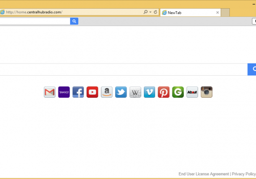 Rimuovere Home.centralhubradio.com