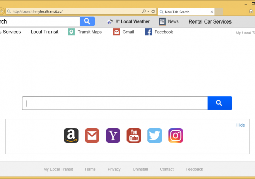 Rimuovere Search.hmylocaltransit.co