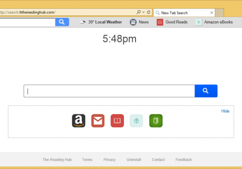Search.hthereadinghub.com – come rimuovere?