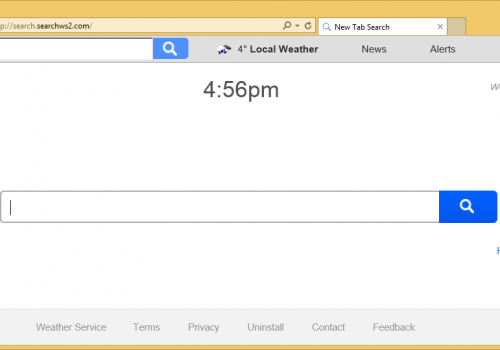 Rimuovere Search.searchws2.com