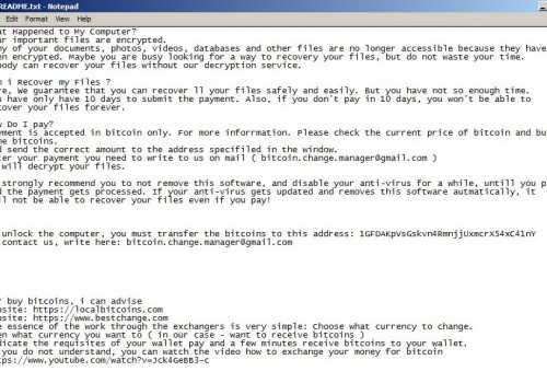 AutoTRON Ransomware retiro