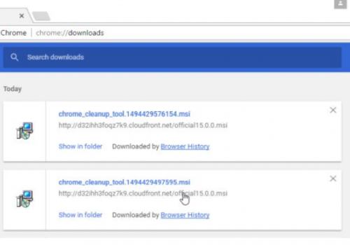 Rimuovere Chrome Cleanup Tool