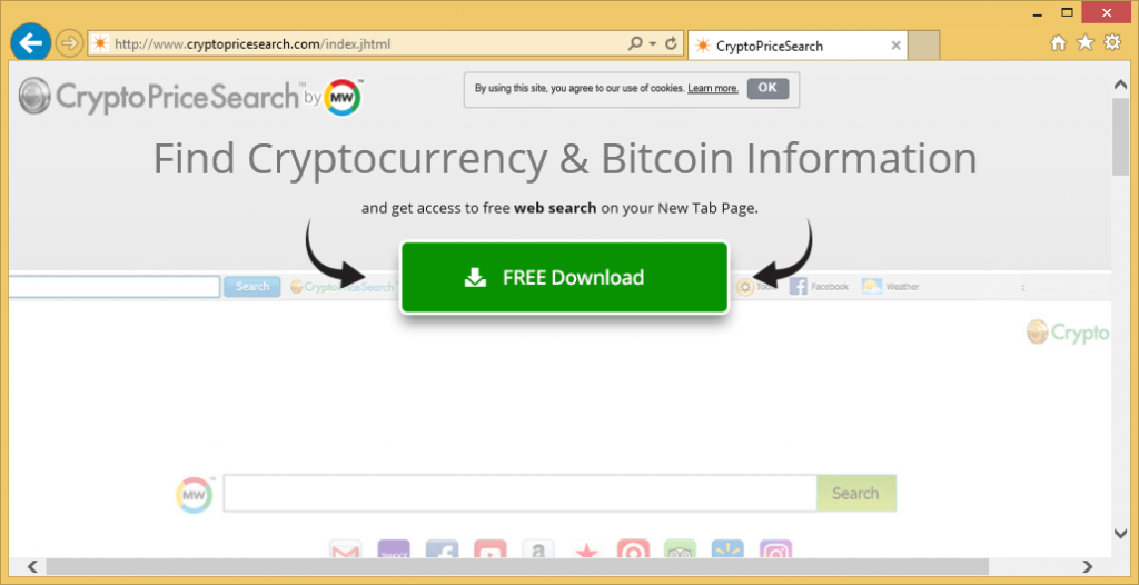 CryptoPriceSearch Toolbar