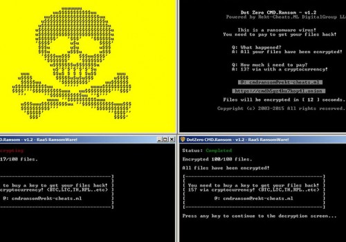 DotZeroCMD Ransomware retiro
