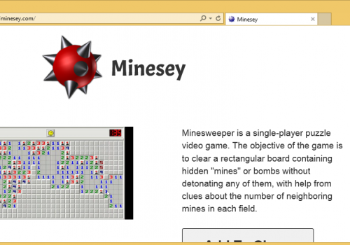 Eliminare Minesey.com Virus