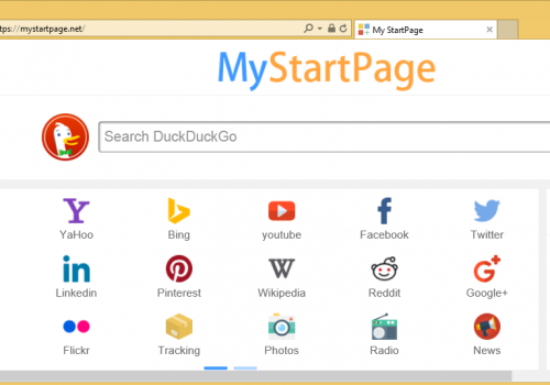 Come rimuovere Mystartpage.com