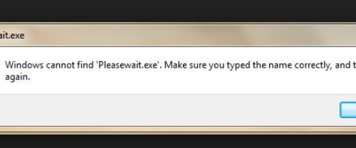 How to remove Pleasewait.exe