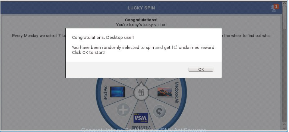 You Have Been Randomly Selected To Spin And Get 1 Unclaimed Reward