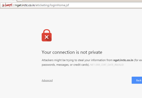 Remove Your Connection To This Site is Not Private scam
