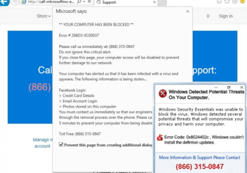 Remove Computer Detected To Be Corrupted Scam