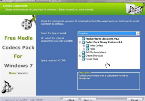Delete FreeCodecPack