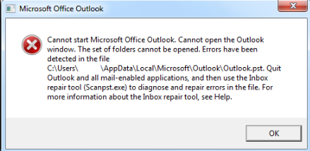 ซ่อมแซม Microsoft Outlook