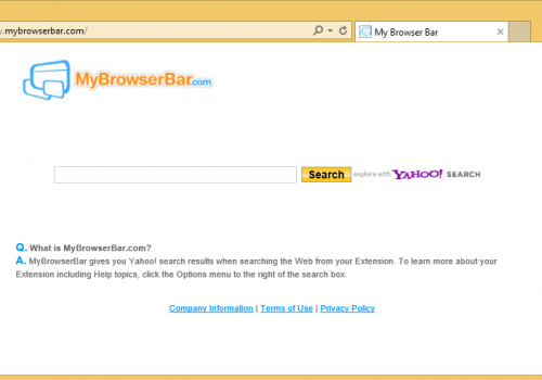 Rimuovere Mybrowserbar.com