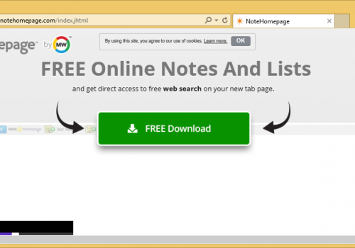 Remove NoteHomepage Virus