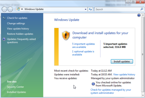 Update Microsoft Windows