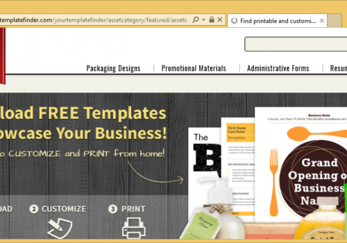 Rimuovere YourTemplateFinder Virus