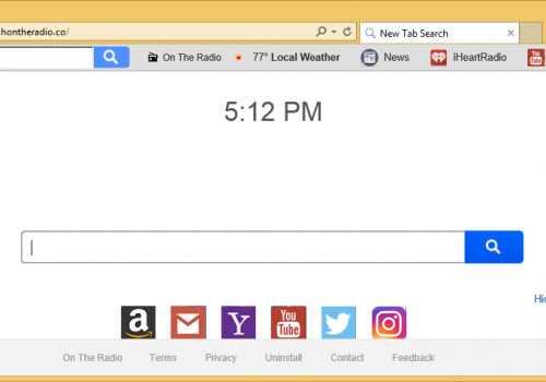 Rimuovere Search.hontheradio.co
