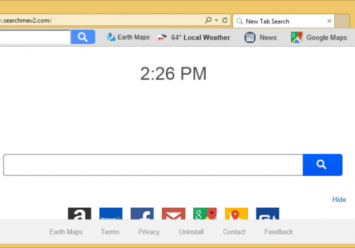 Rimuovere Search.searchmev2.com
