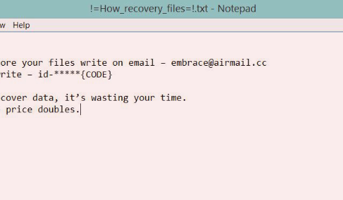 Quitar Embrace Ransomware