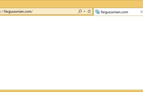 Come rimuovere Fergussonian.com