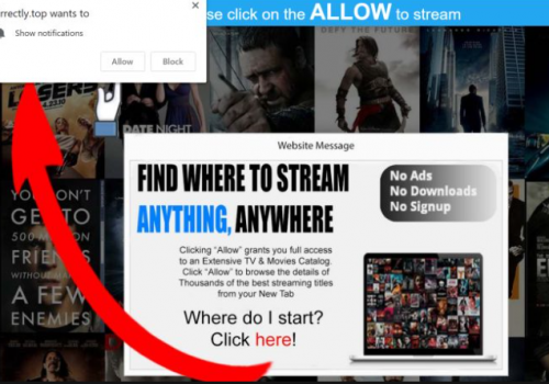 Come rimuovere Firrectly.top