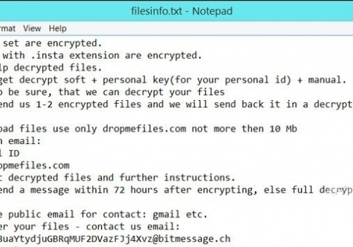 Eliminar Insta Ransomware