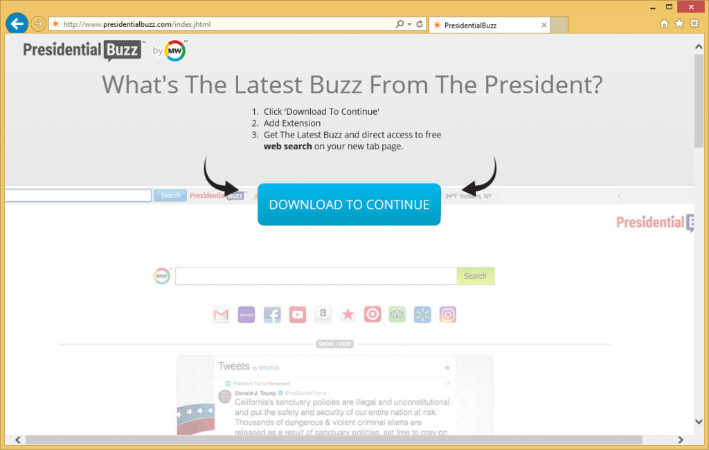 PresidentialBuzz toolbar