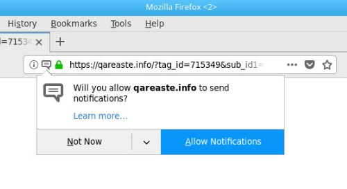 Rimuovere Qareaste.info