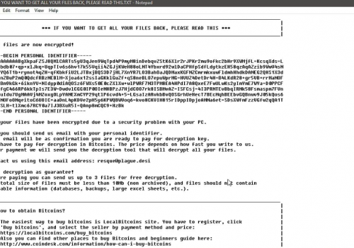 Eliminar Scarab-DiskDoctor Ransomware