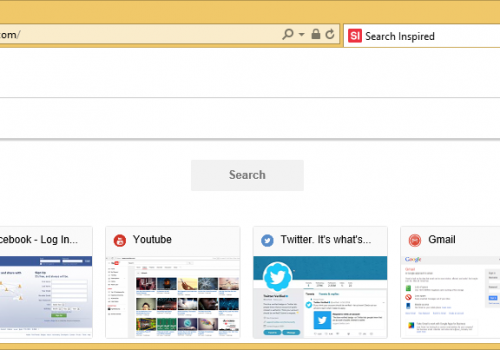 Rimuovere Searchinspired.com virus