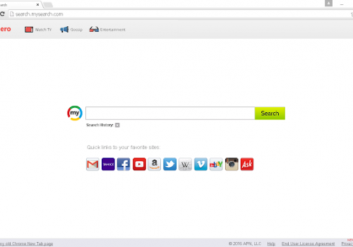 Remove TV Hero New Tab