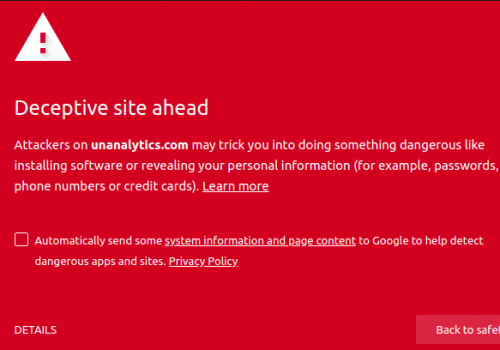 Remove Unanalytics.com
