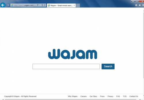 Rimuovere Wajam Yahoo Search