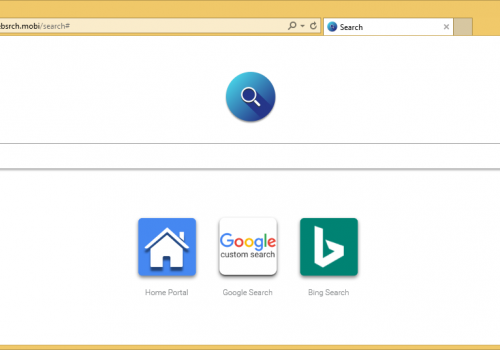 Rimuovere Websrch.mobi