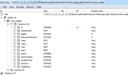 Remove cookies.sqlite