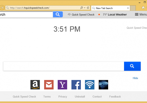 Rimuovere Search.hquickspeedcheck.com